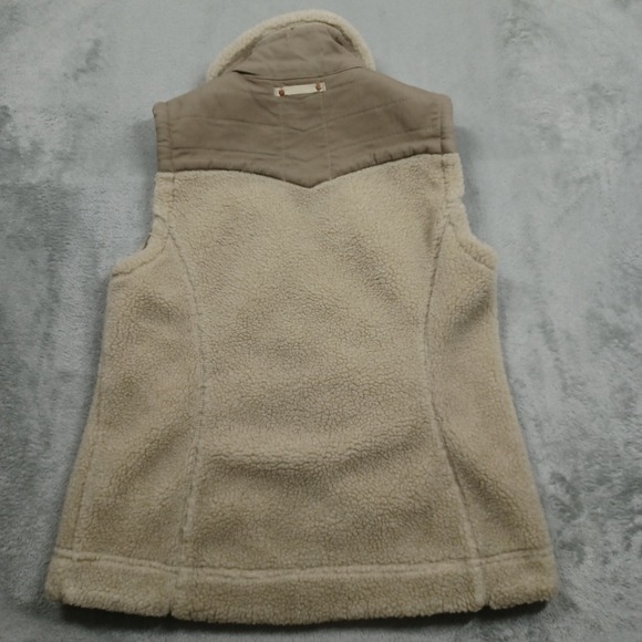 Royal Robbins Vest Womens Large Brown Fleece Full Zip Pockets Outdoor Casual - Picture 5 of 7